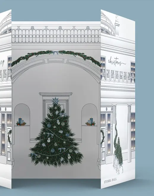 Storrs Hall Christmas Card 2024